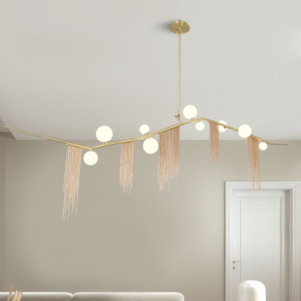 Multi Fitting Pendant Light Glass Ball for Shopping Mall