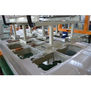 PS Foam Food Box Machine , Automatically White Plastic Foam Plate Machine