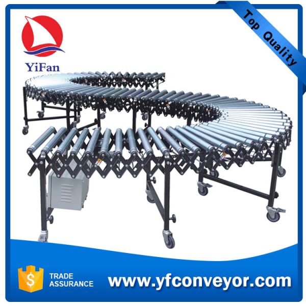 Quality 4m Flexible Extendable Powered Roller Conveyor wholesale