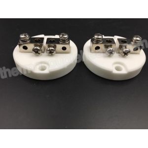 N - 2P - C Thermocouple Components Ceramic Terminal Block For Thermocouple