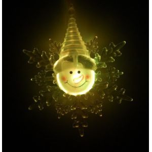 Acrylic novelty suction Xmas Lighting in the window night :