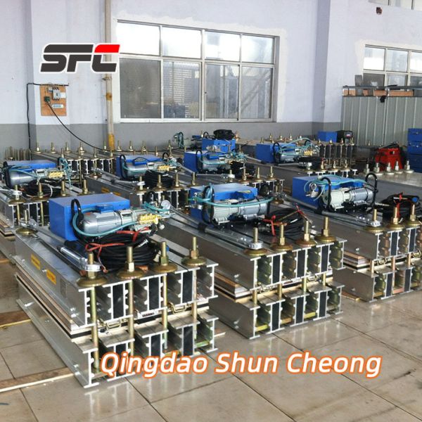 Factory-Customized Joint Vulcanizing Machine with PLC Control System, Adjustable Temperature Range 0-400℃, and Customizable Cooling System