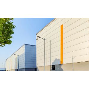 Long Life Span Rigid Frame Steel Structure Warehouse Construction With