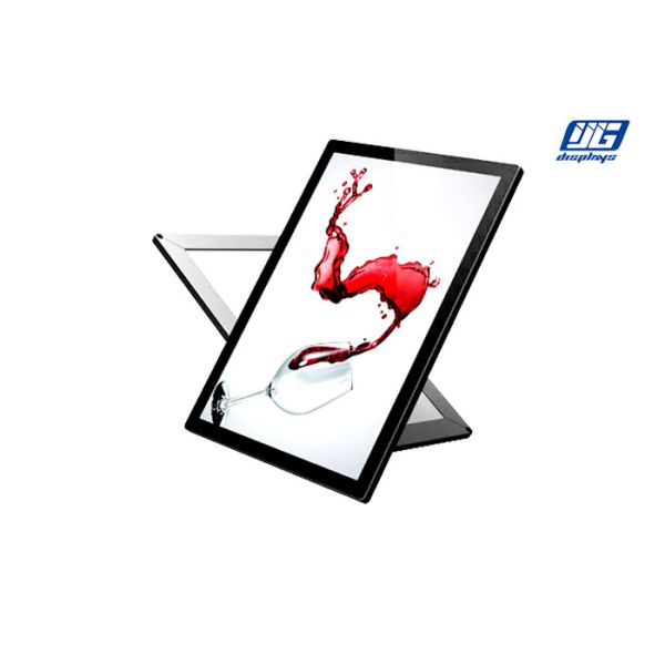 Quality Rectangle Magnetic Picture Frames Round Corner 635x461mm Black Frame Indoor wholesale