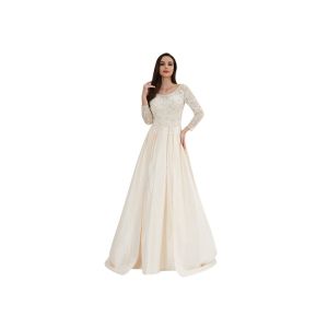 Customize High End Muslim Ball Gowns Dresses With Sleeves Chiffon Fabric
