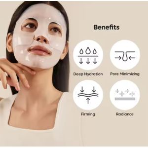 Collagen Hydrating Mask a Facial Hydrogel Mask Containing Low Molecular Weight