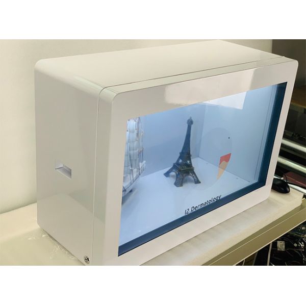 27in Transparent Lcd Showcase Digital Signage Advertising Display