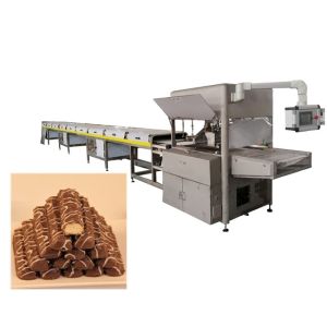 3 Temperature Zones Pure Chocolate Covering Machine 2.5m/min