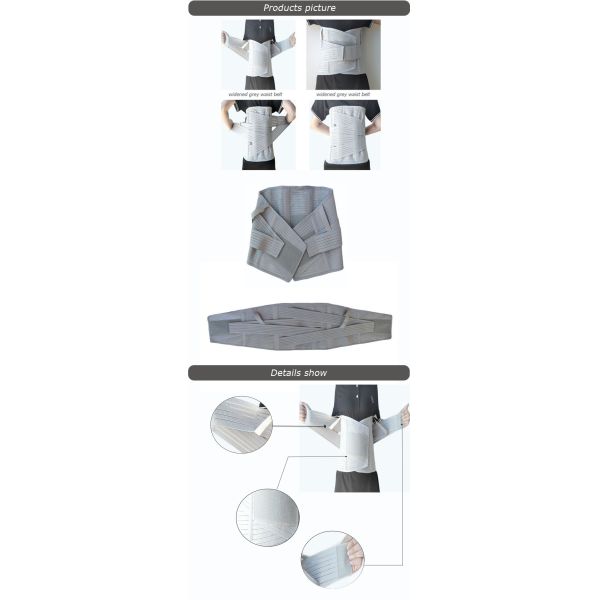 Wider Customized Size Waist Back Brace With Steel Plate Suitable For Women