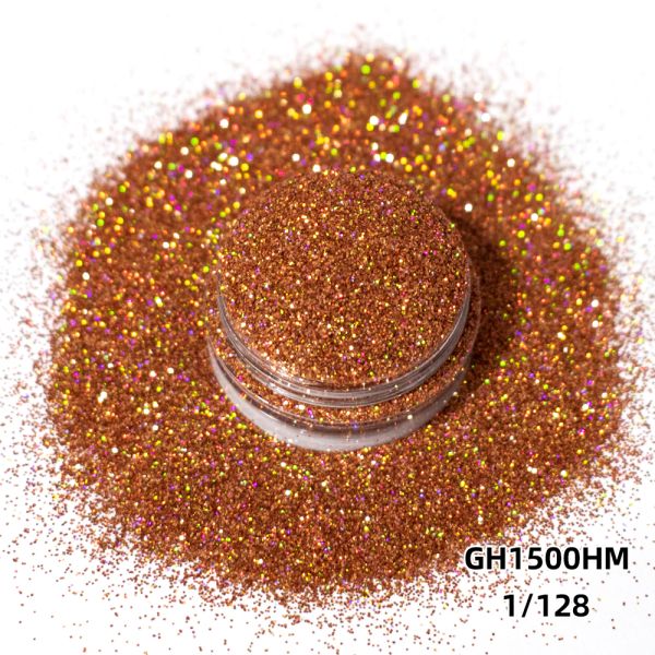 Water Plant Based Cellulose Bio Glitter Powder Holographic Hexagonal Sequin