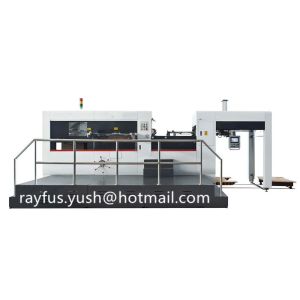 Automatic Carton Box Manufacturing Machine / Flat Bed Die Cutting Machine