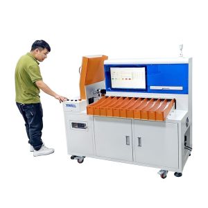 China 11 Channel Cylindrical Cell Sorting Machine With Data Record Function Sorter For Lithium Battery on sale China 11 Channel Cylindrical Cell Sorting Machine With Data Record Function Sorter For Lithium Battery on sale