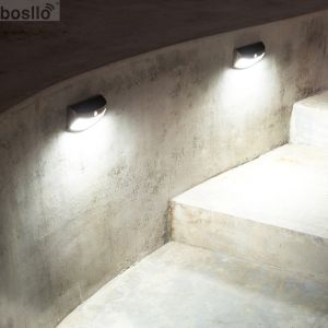 White Light 6000K Solar Induction Lamp Outdoor Wall Lights With Sensor