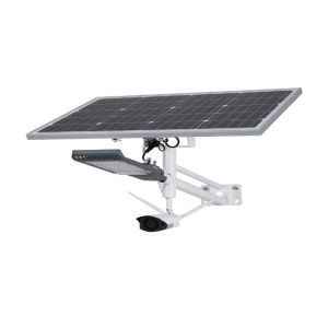 Wifi Control 4500lm Solar Powered Street Lamp Solar Street Light With Camera