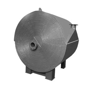 Non detachable Spiral Plate Heat Exchanger BL Serial Two Channel