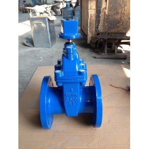 (ANSI) ductile Iron resilient Gate Valve Flanged Ends