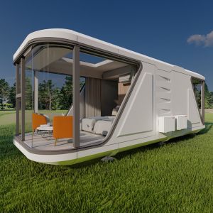 Low Cost Space Cabin With Blcony Prefabricated Movable Cabin Space Cabin