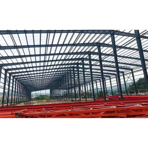 Fast Installation Prefab Steel Structure Car Showroom , Modern Steel Frame