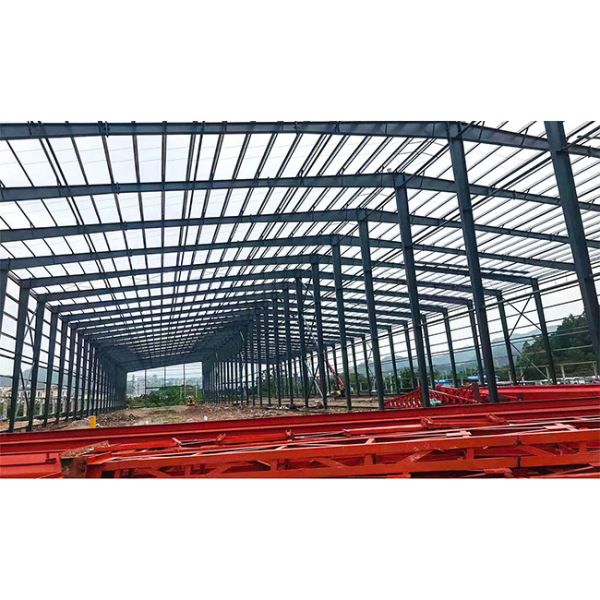 Fast Installation Prefab Steel Structure Car Showroom , Modern Steel Frame