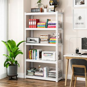 Customized Garage Storage Boltless Metal Shelving 5 Tiers Heavy Duty Steel