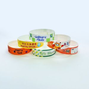 2025 New Promotional Item Bar Coding and Heat Resistant Event Wristbands for