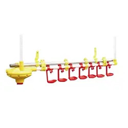 Breeding Pressure Regulating Valve Poultry Drinking Line Parts Yellow