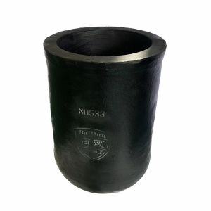 Cheap Carborundum Graphite Induction Furnace Crucible Cylindrical Straight Barrel Crucible for sale