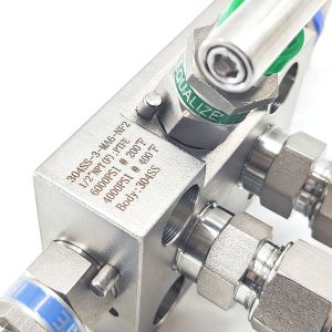 Instrumentation Manifold High Pressure Valve Swagelok 3 Way Manifold Stainless