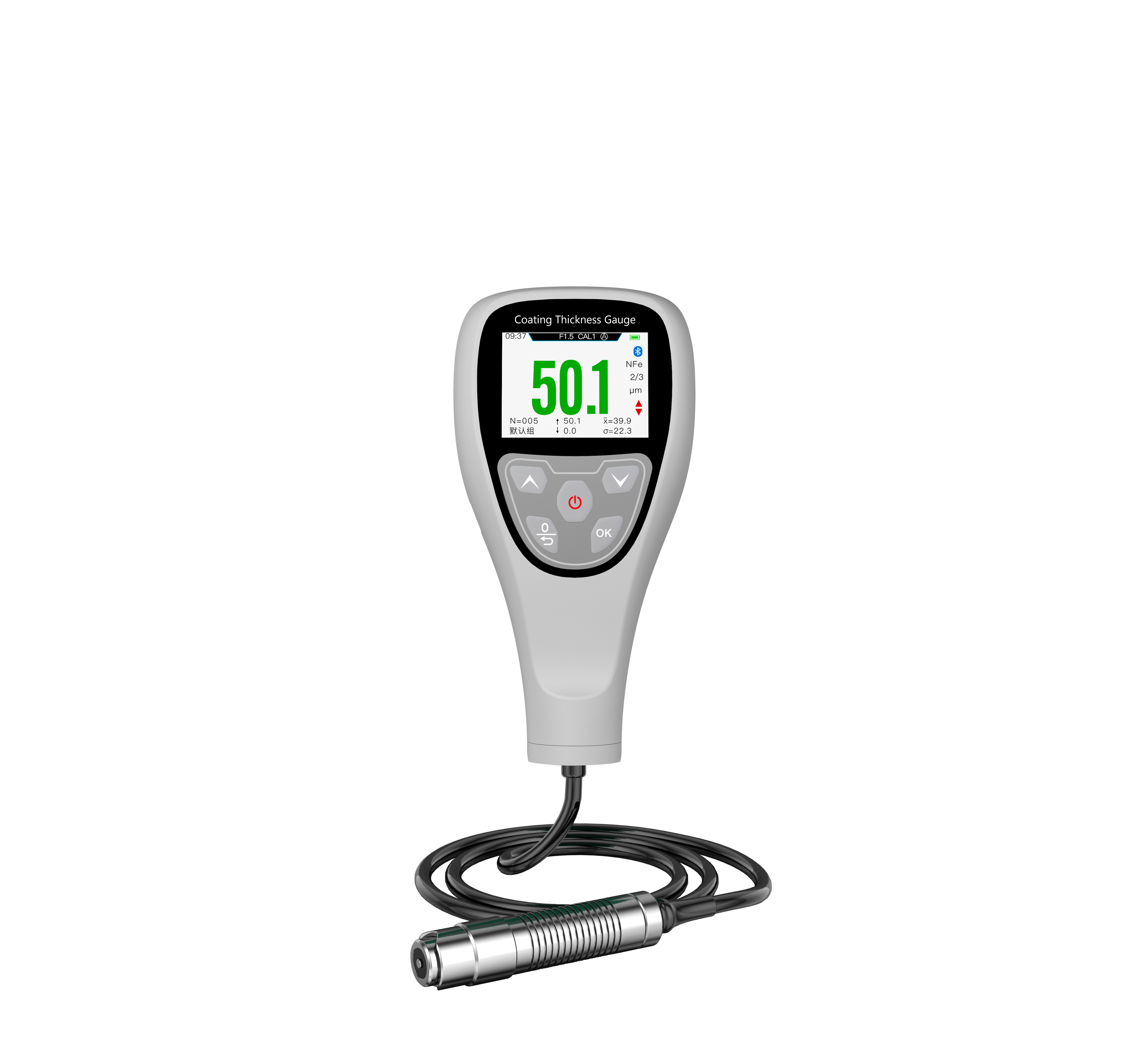 Fixed Split Type Coating Thickness Tester Coating Thickness Gauge For Chromium