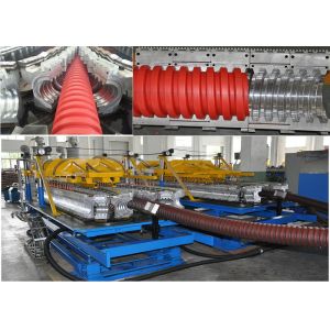 Carbon Spiral Pipe Machinery HDPE Single Wall Corrugated Pipe Production Line
