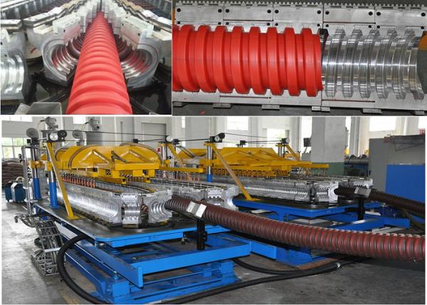Quality Customized PE / PP Spiral Pipe Extrusion Line With Single / Multi Layer wholesale