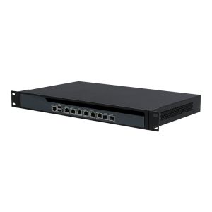 3865U 1U Server 6 LAN 2 Fiber Optic Linux Firewall Router Server With Fan