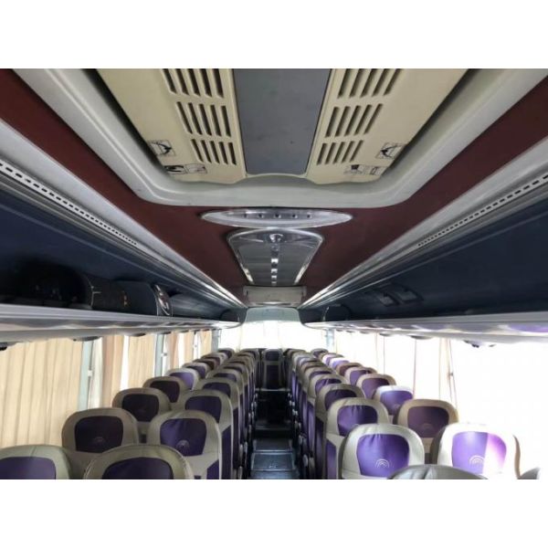 61 Seats High Roof Used Diesel Bus , YUTONG 247KW Used Tour Bus 2012 Yea