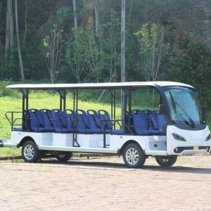 18 Seats Sightseeing Shuttle Bus Electric Car With Trojan Battery