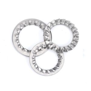 Stainless Steel SS304 Toothed Washer DIN6798A with External Serrated Lock and