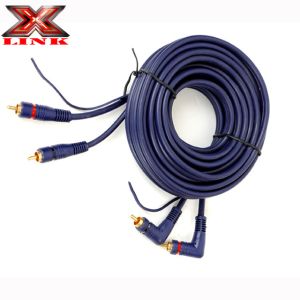 Auto RCA Audio Cable Y Adapter 0ft Shielded RCA Cables with PVC Insulation