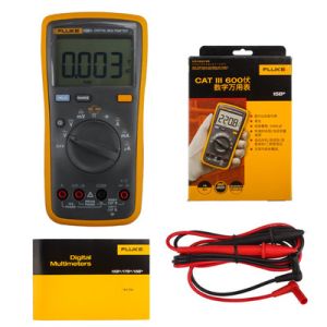 Fluke 15B+ and 17B+ Digital Multimeters with Test Leads and Accessories