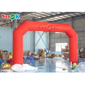 Inflatable Rainbow Arch Custom Inflatable Arch 8x1x4.5mH Red Outdoor Advertising