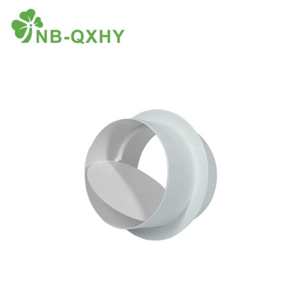 Plastic PVC/UPVC Ventilation Fitting Round Check Valve for HVAC System