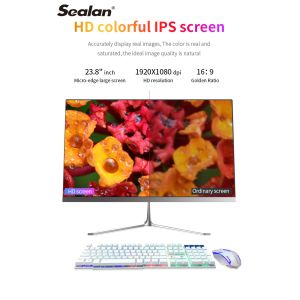 1.72cm Thickness 1TB HDD 23.8 Inch All In One PC for Business Using