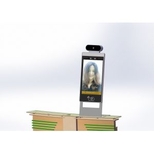 8 Inch Tablet With Infrared Temperature Meausre And Facial Recognition For Pass