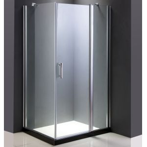 Cheap 800x800x1900mm Square Sliding Shower Enclosure Aluminum Frame for sale
