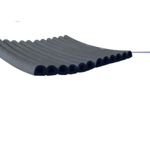 D Type EDPM Foam Self-Adhesive Door and Window Rubber Seal Strip for Soundproof