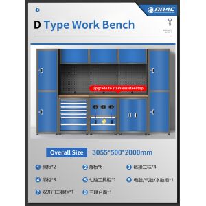 AA4C Tools Cabinet Worktable Work Bench workstation Trolley Vehicle Tools