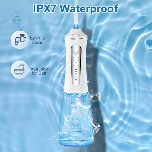 300ml Home And Travel IPX7 Portable Oral Irrigator Teeth Cleaning 5 Modes