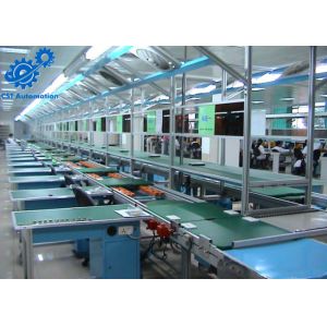 Microwave Oven Furniture Assembly Line With Automatic Chain Conveyor Transport