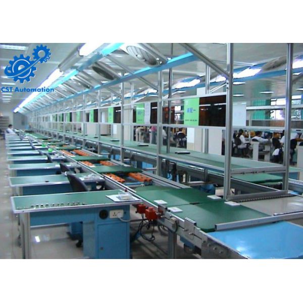 Quality Microwave Oven Furniture Assembly Line With Automatic Chain Conveyor Transport wholesale