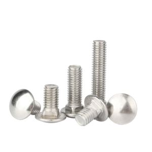 SS304 Stainless Steel M3 M4 M5 M6 M8 M10 Carriage Bolts with ISO9001 2015