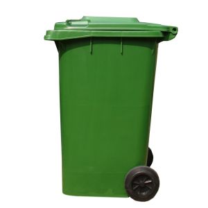 plastic dustbin waste bin plastic garbage bin 120l with wheels