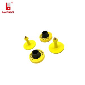 China ISO11784/5 Compliant FDX-B HDX Livestock Ear Tags With 25mm Diameter on sale